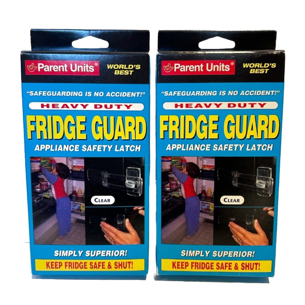 Heavy Duty Fridge Guards Appliance Safety Latch Set of 2 Child Lock Baby Parent